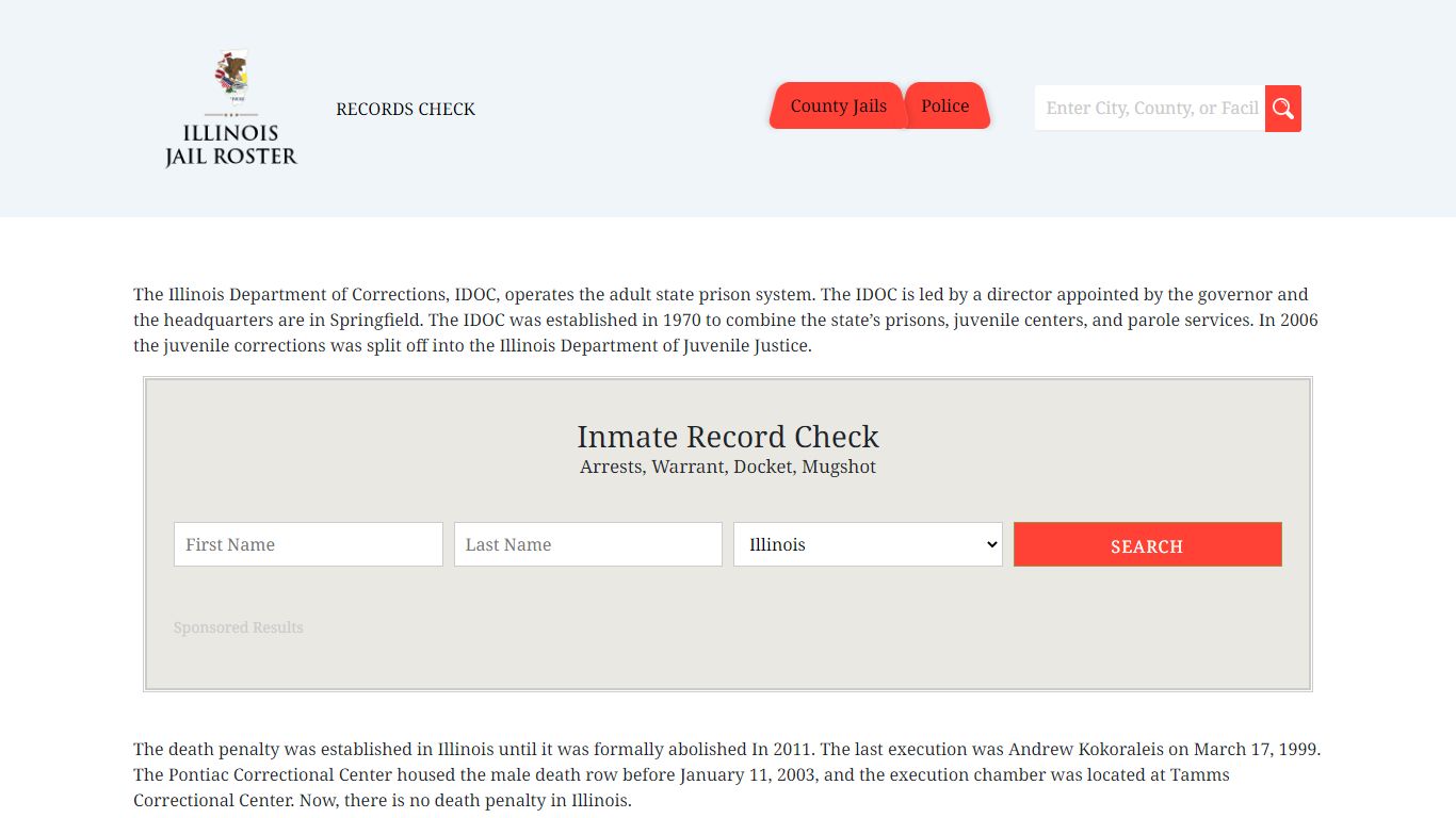 DuPage County Jail | Jail Roster Search